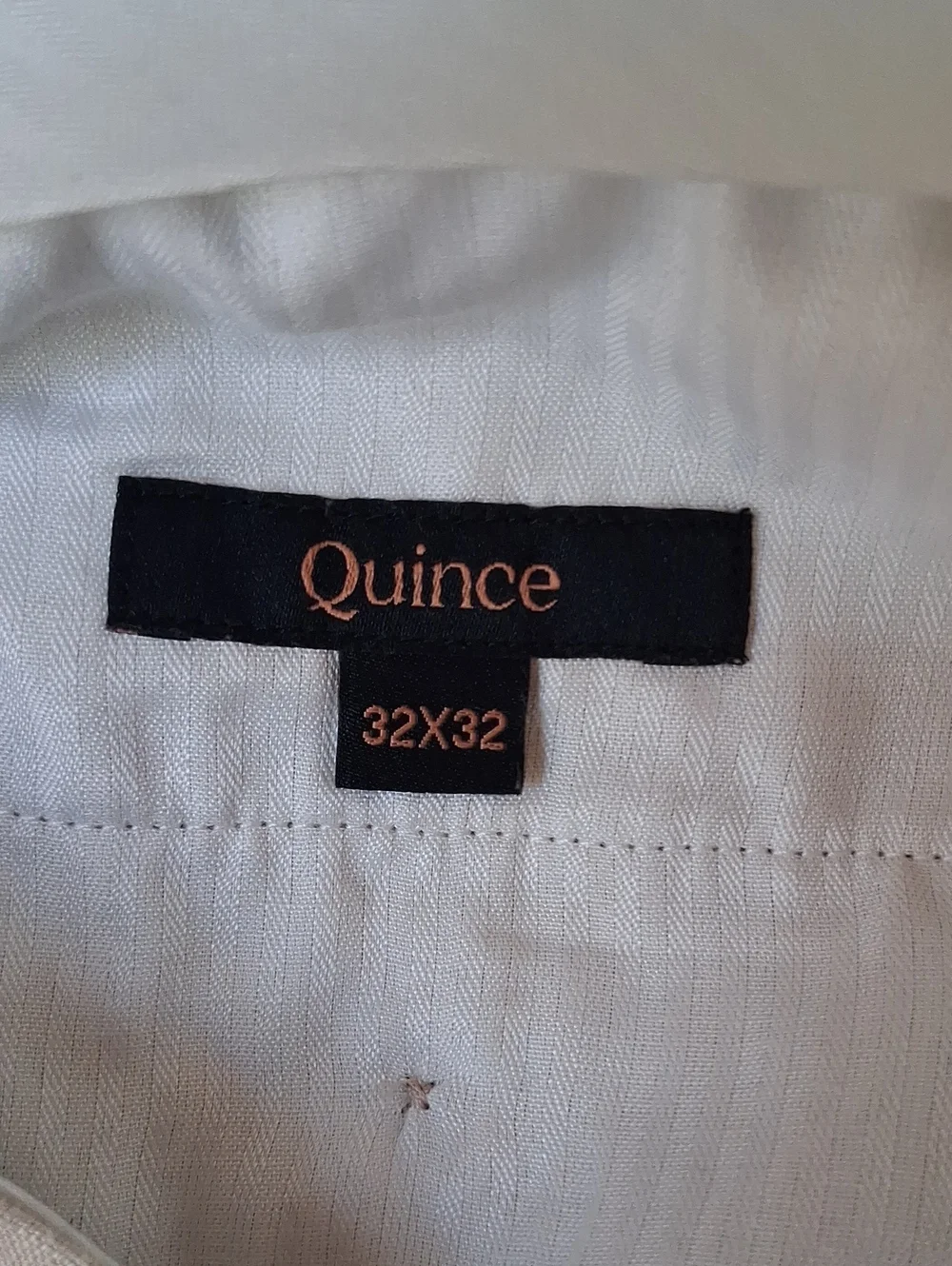 Quince 100% European Linen Dress Pants Drifwood 32×32